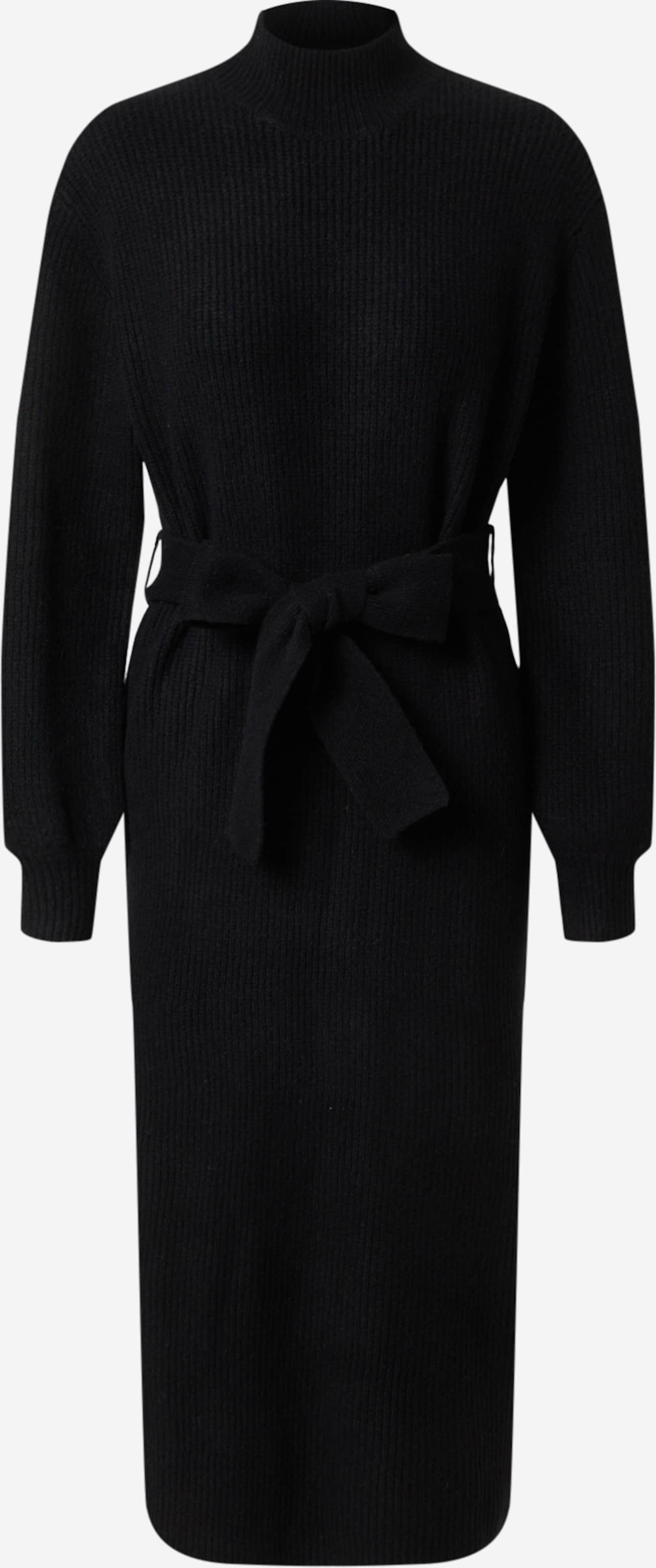 EDITED Midi Jurken Jurk Silvie Dames Zwart