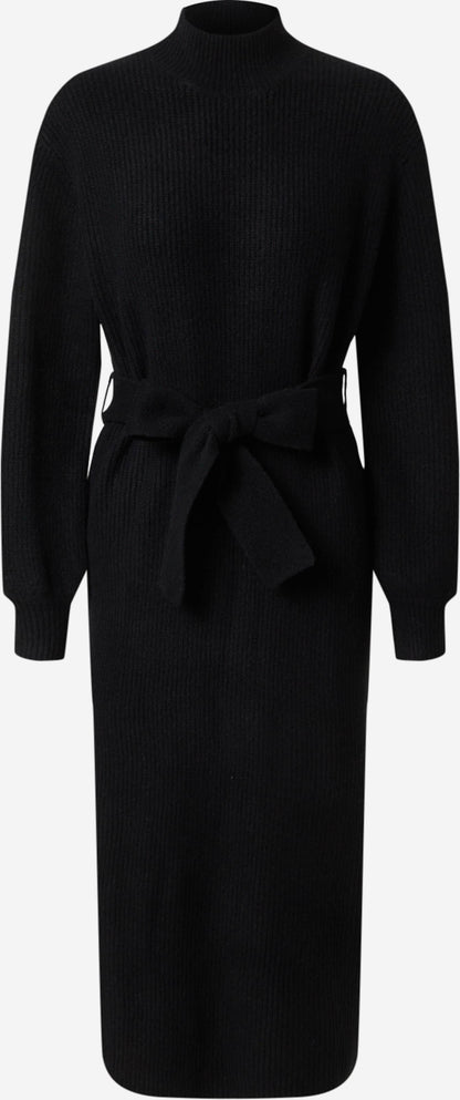 EDITED Midi Jurken Jurk Silvie Dames Zwart