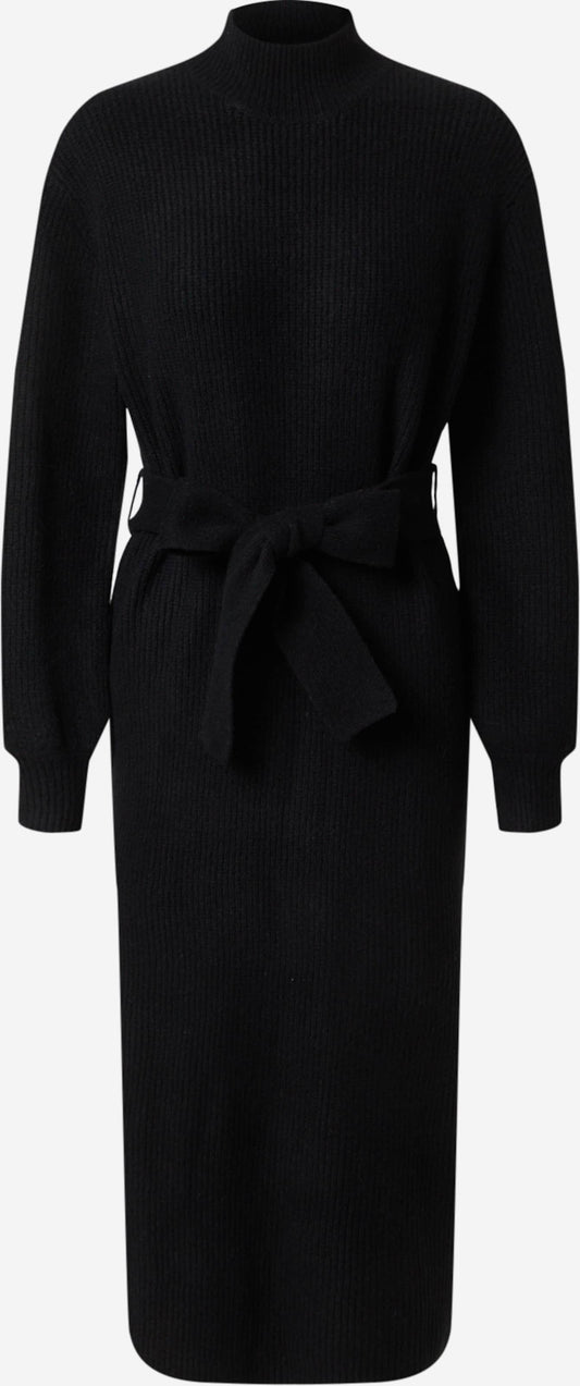 EDITED Midi Jurken Jurk Silvie Dames Zwart