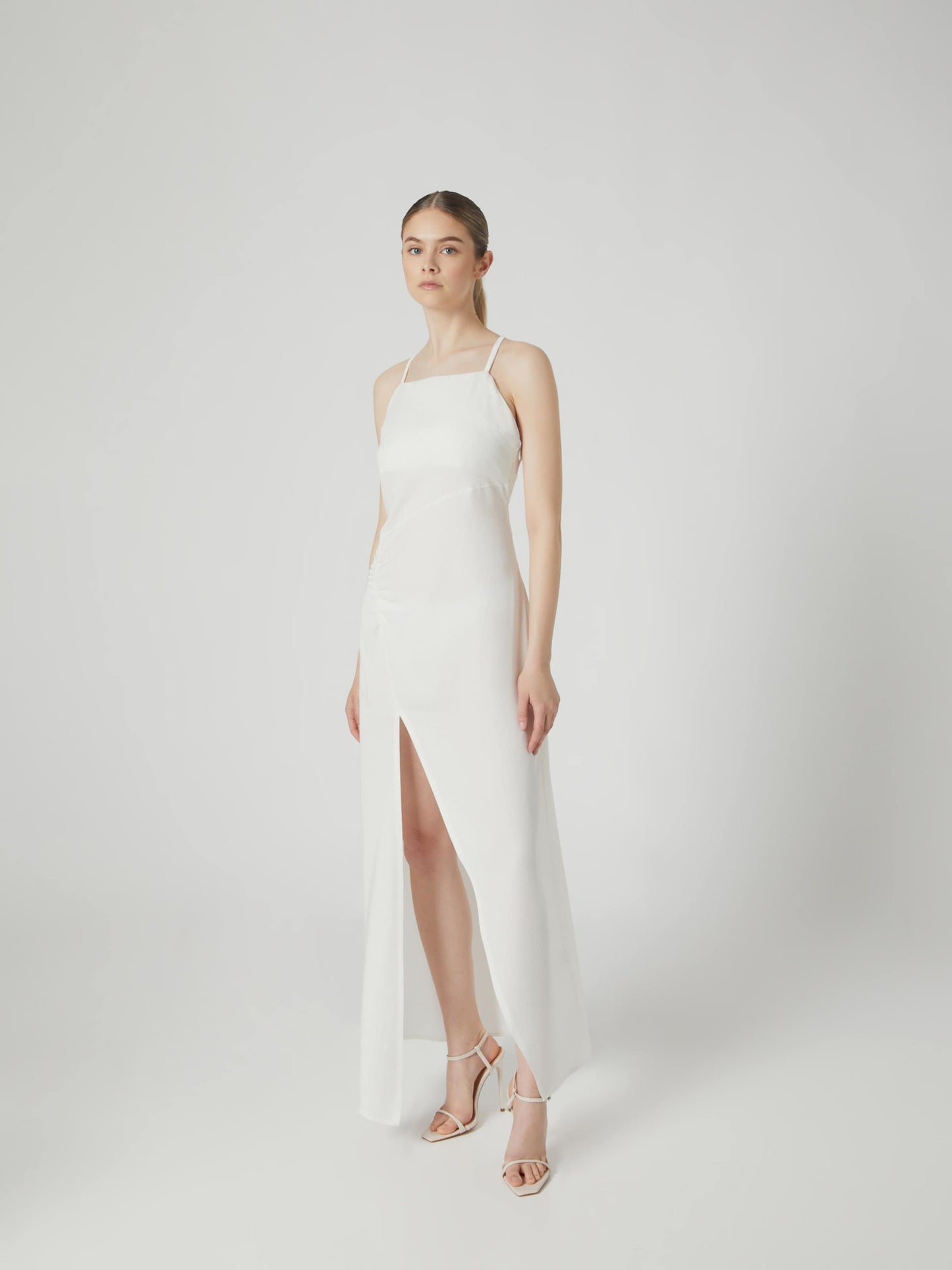  Avondjurken Avondjurk Louisa Dames Offwhite