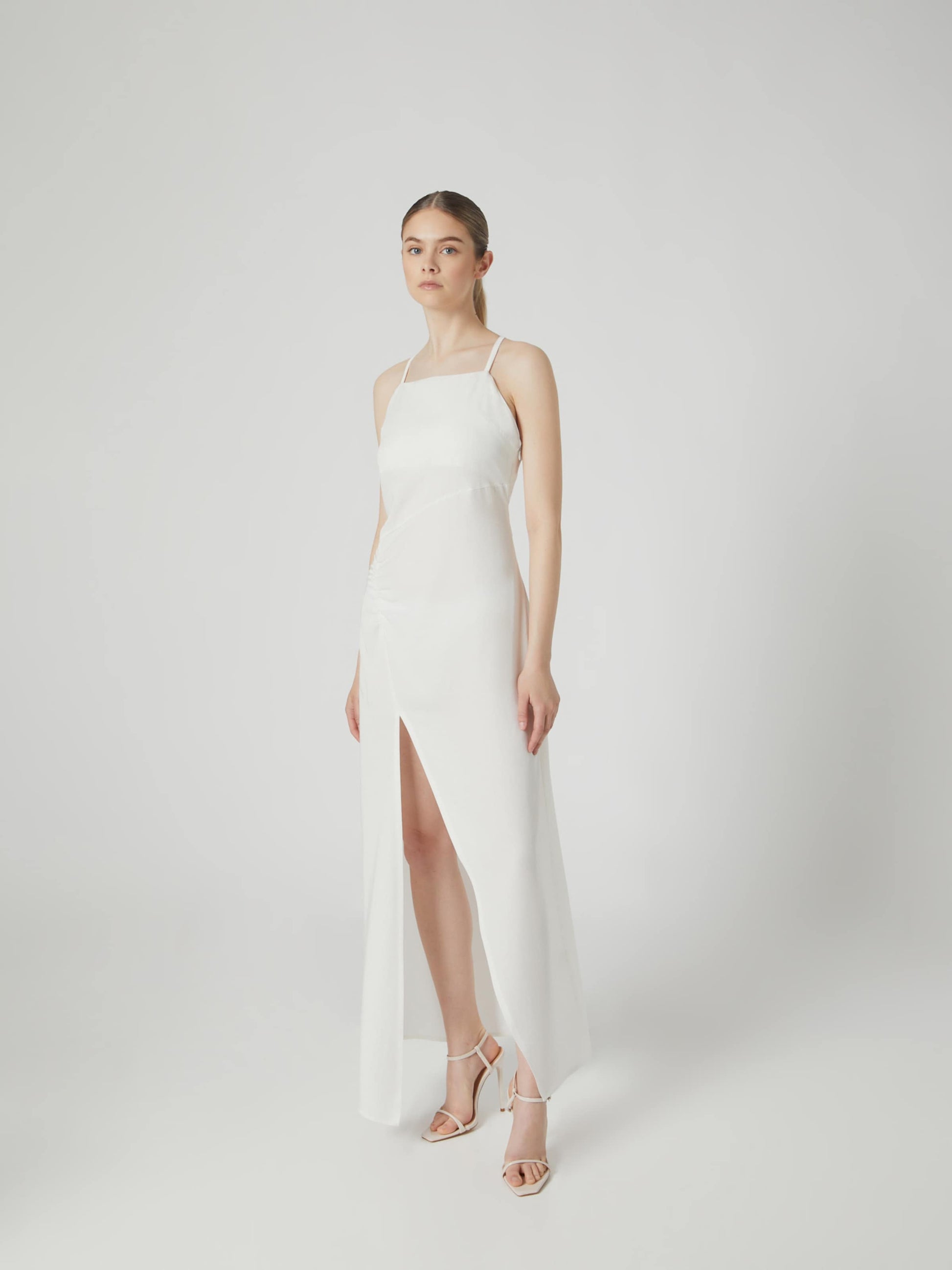  Avondjurken Avondjurk Louisa Dames Offwhite