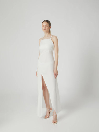  Avondjurken Avondjurk Louisa Dames Offwhite