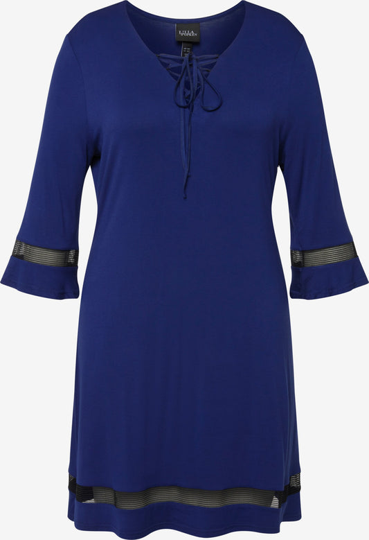 Ulla Popken Strandjurkjes Strandjurk Dames Violetblauw