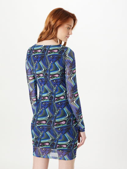 Noisy May Mini Jurken Jurk LESLEY Dames Blauw / Donkerblauw