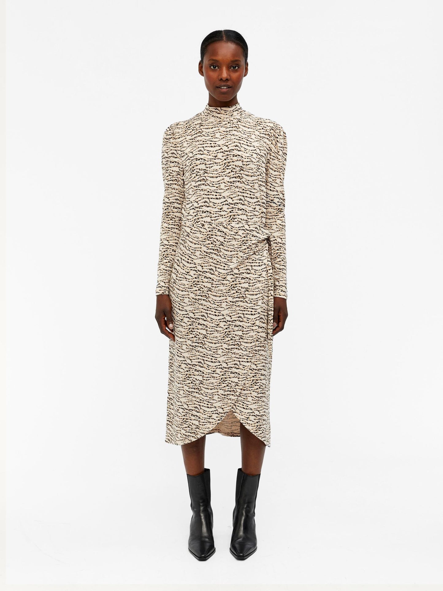 Object Maxi Jurken Jurk Anika Dames Beige / Crème