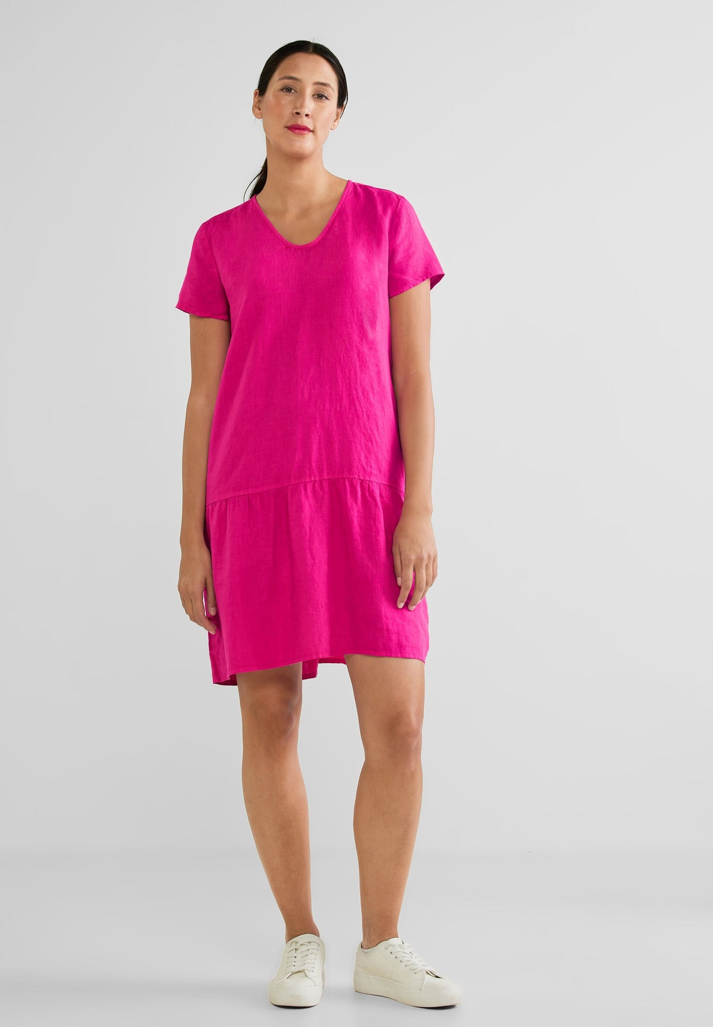 STREET ONE Zomerjurken Zomerjurk Dames Fuchsia