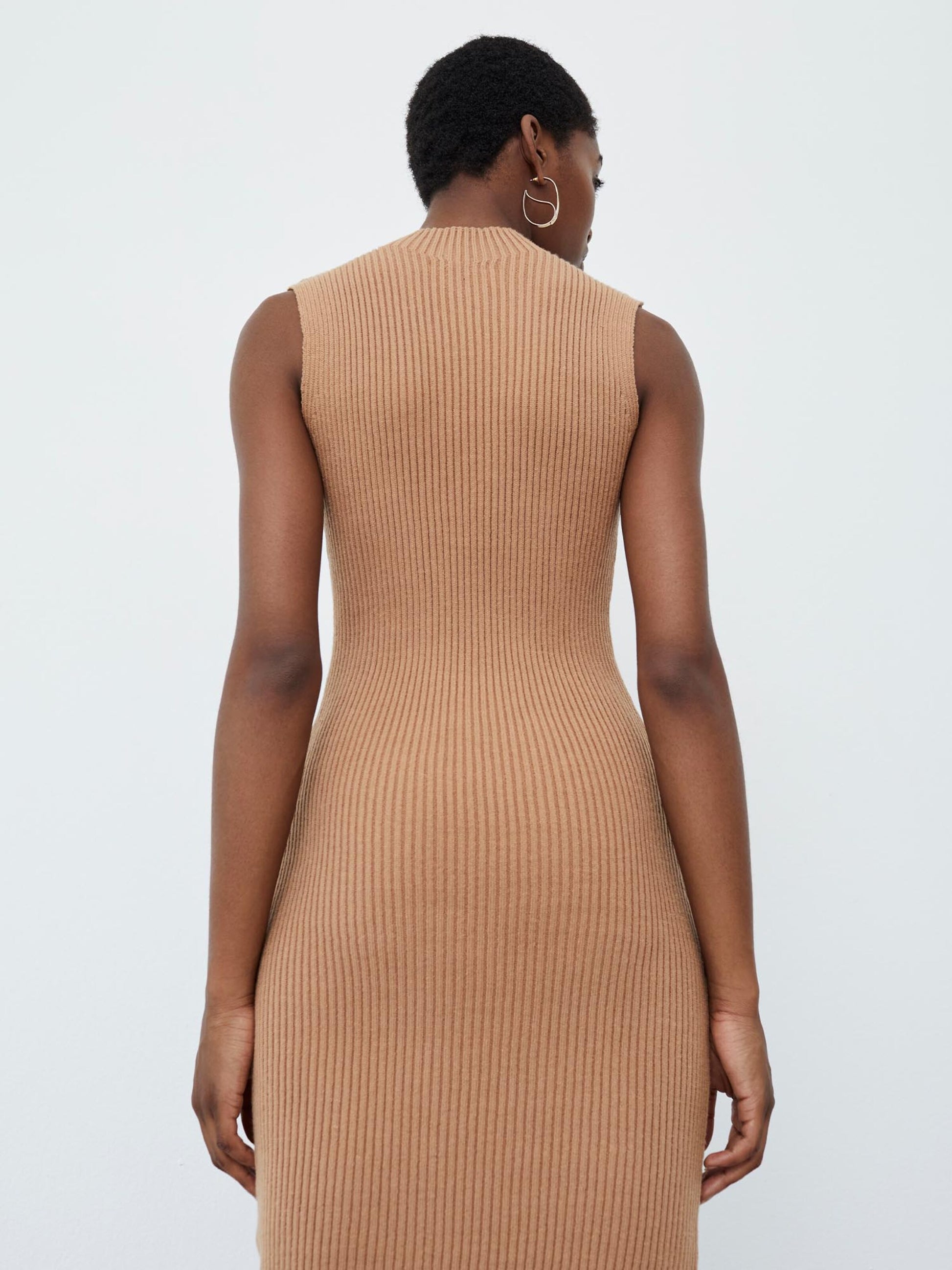  Midi Jurken Jurk Nia Dames Camel