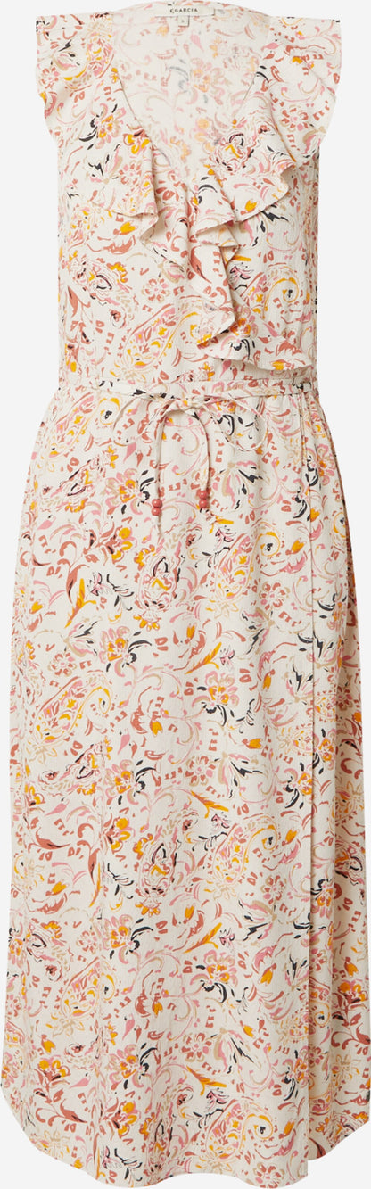 Garcia Midi Jurken Jurk Dames Beige