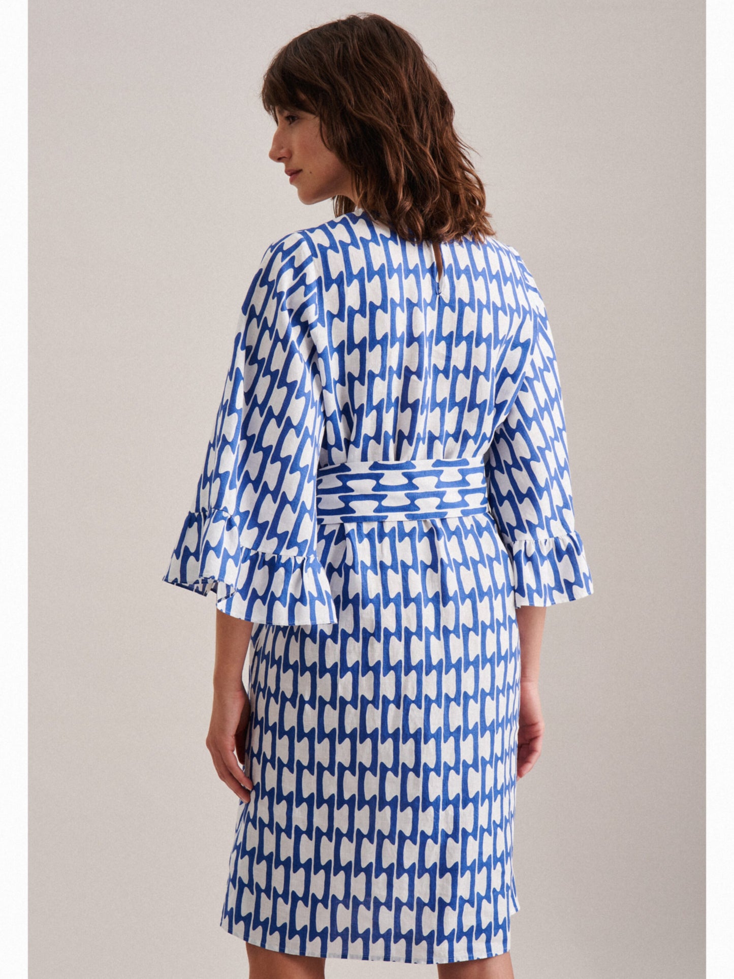 Seidensticker Midi Jurken Jurk Schwarze Rose Dames Blauw