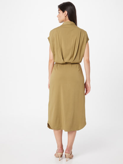Soft Rebels Blousejurken Blousejurk Valencial Dames Camel