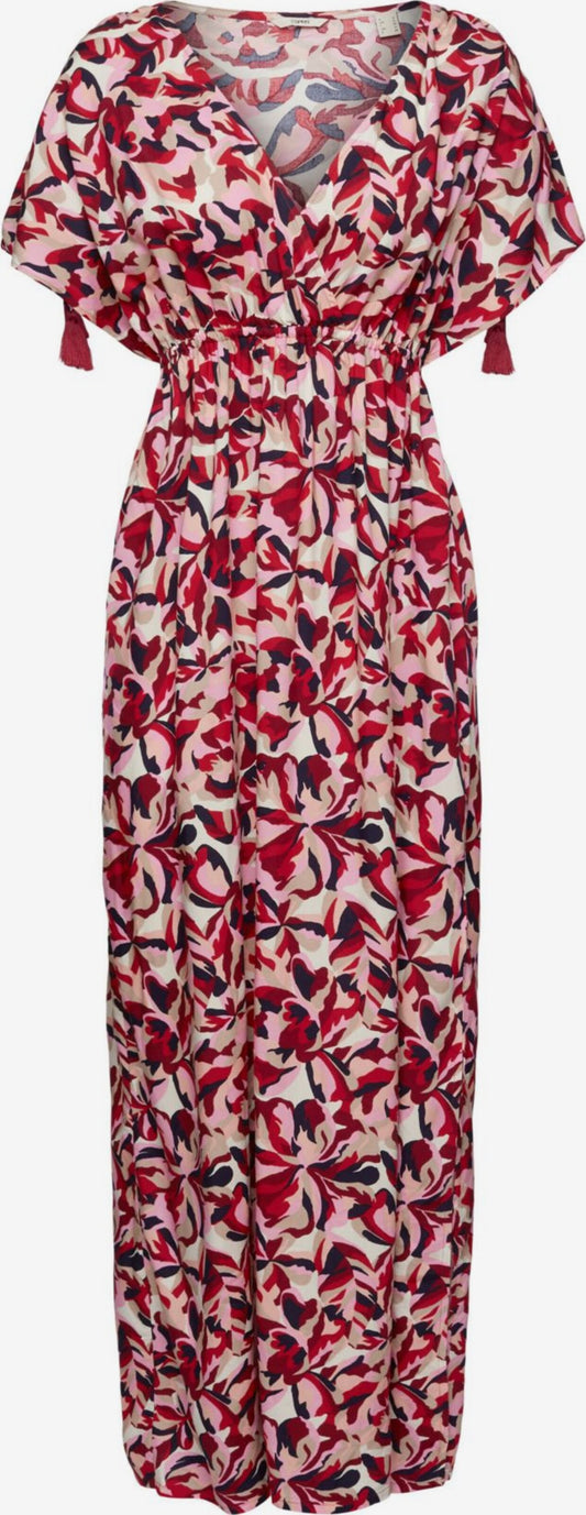 ESPRIT Strandjurkjes Strandjurk Dames Donkerrood