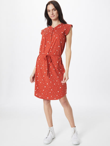 Ragwear Zomerjurken Zomerjurk ZOFKA Dames Oranjerood