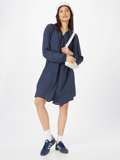 Soft Rebels Blousejurken Blousejurk Anna Dames Marine