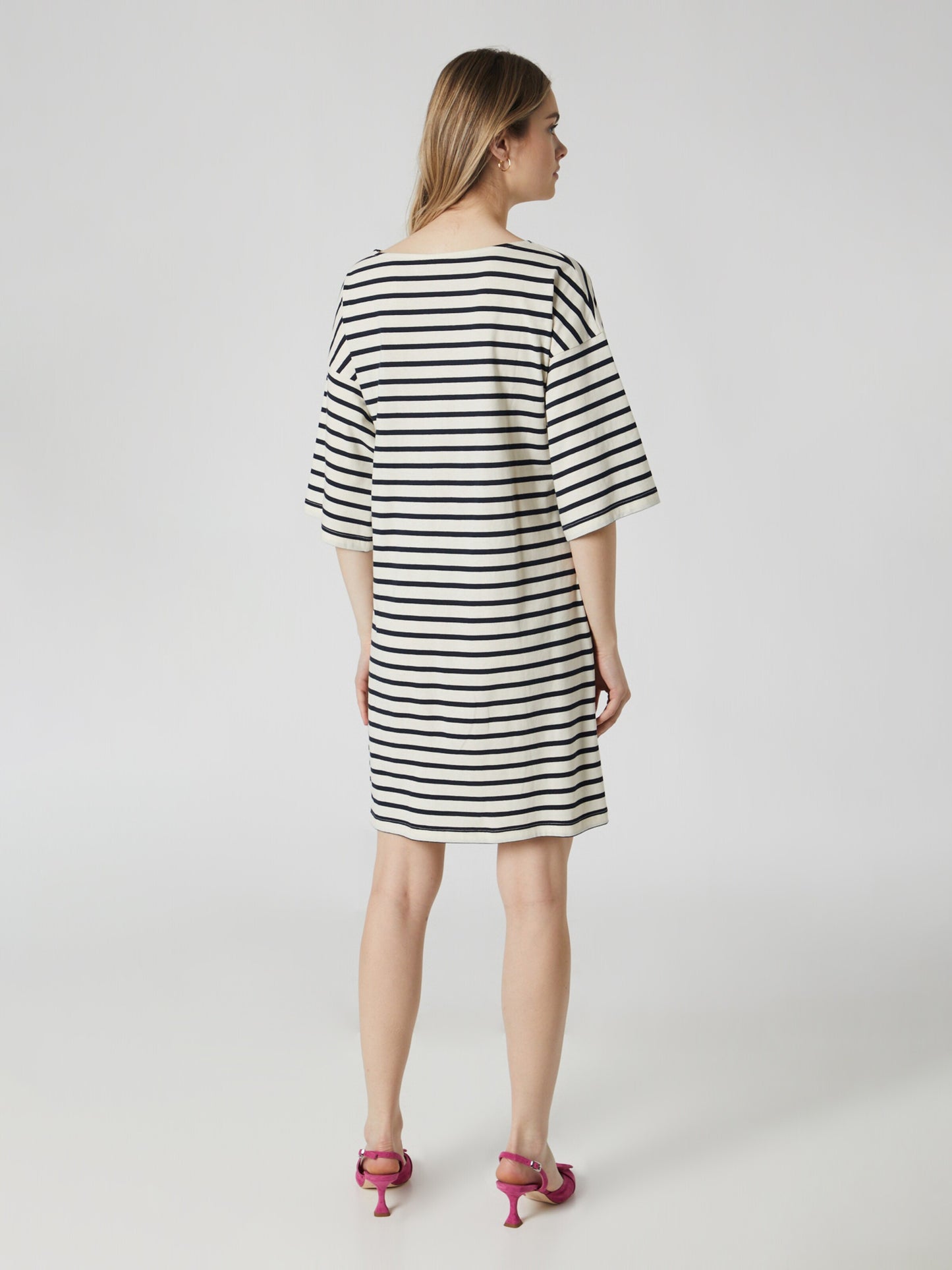  Mini Jurken Jurk Daliah Dames Crème / Navy