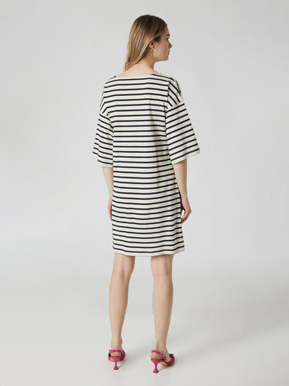  Mini Jurken Jurk Daliah Dames Crème / Navy