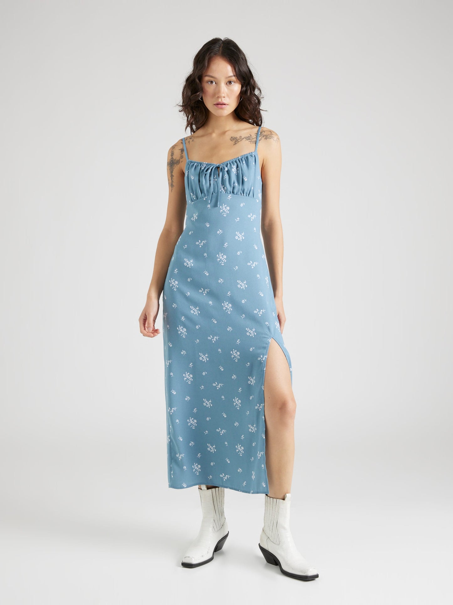 Hollister Maxi Jurken Jurk EMEA Dames Smoky Blue