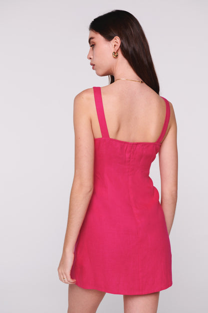  Mini Jurken Jurk Hanna Dames Fuchsia