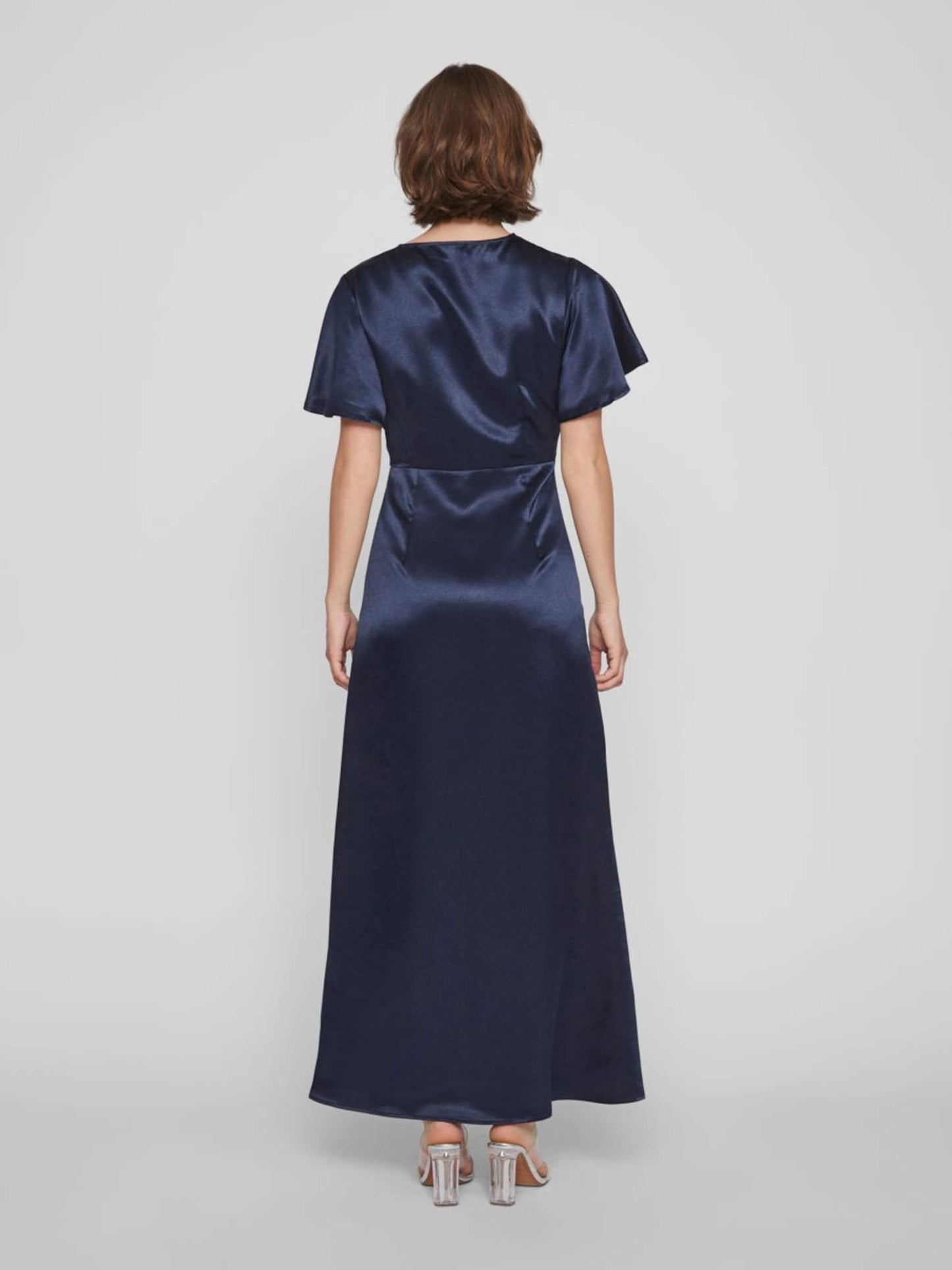 Vila Avondjurken Avondjurk Sittas Dames Navy