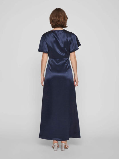 Vila Avondjurken Avondjurk Sittas Dames Navy