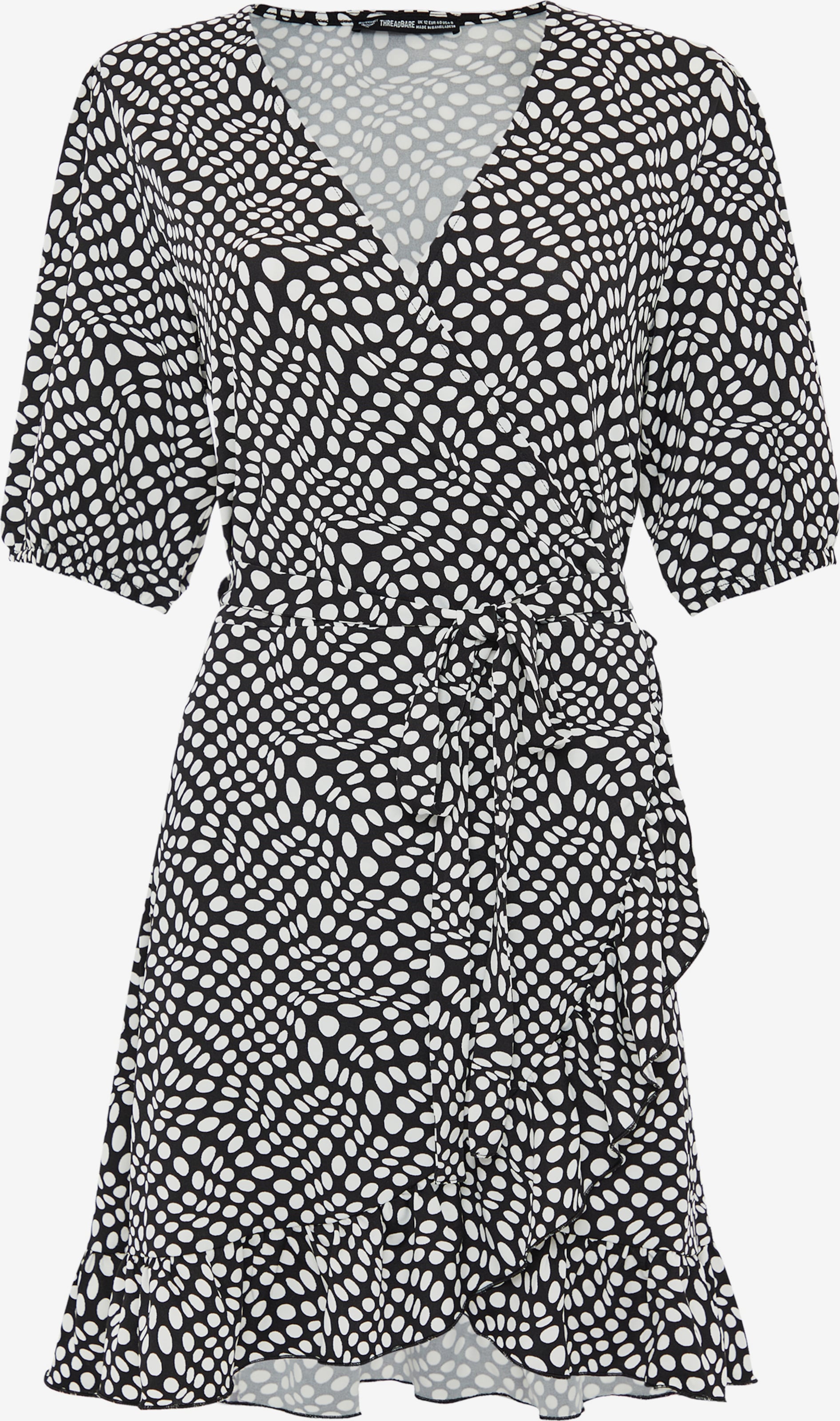 Threadbare Zomerjurken Zomerjurk Skye Dames Zwart