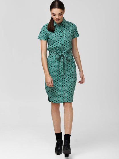  Blousejurken Blousejurk Iggin Me Dames Jade Groen