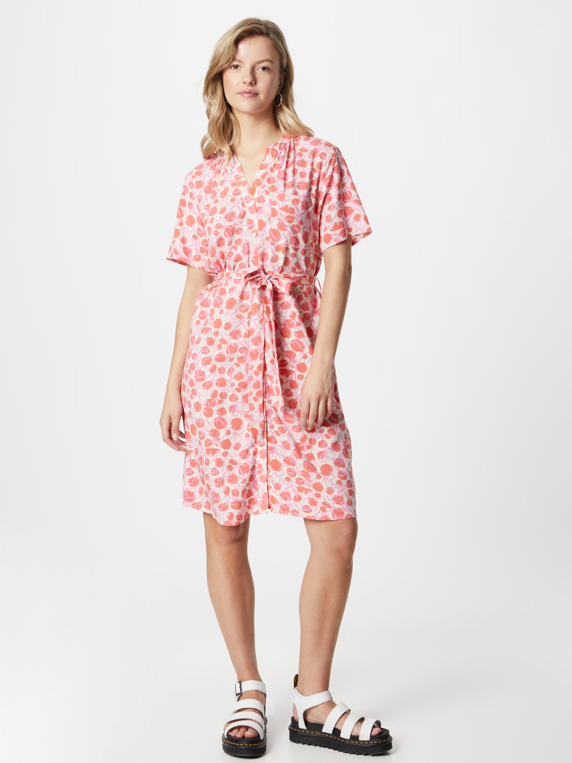 Object Blousejurken Blousejurk Ema Elise Dames Koraal