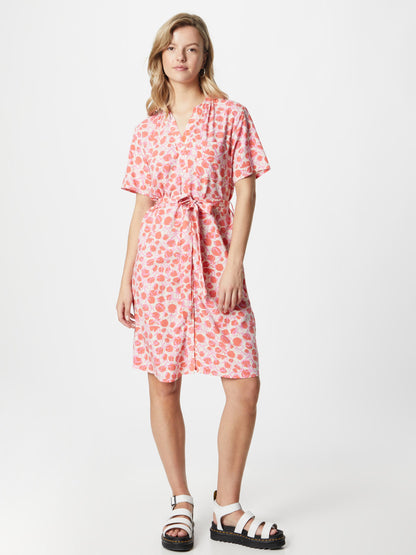 Object Blousejurken Blousejurk Ema Elise Dames Koraal