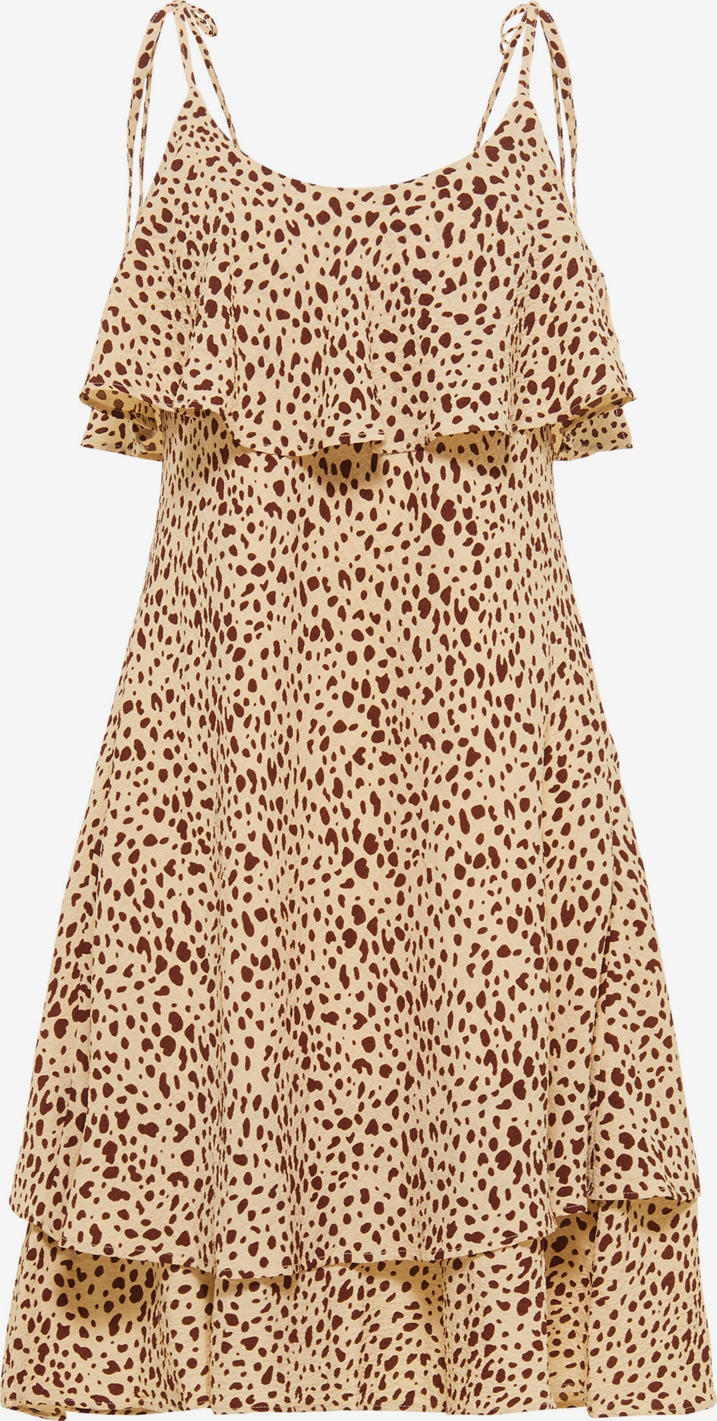 IZIA Zomerjurken Zomerjurk Dames Beige
