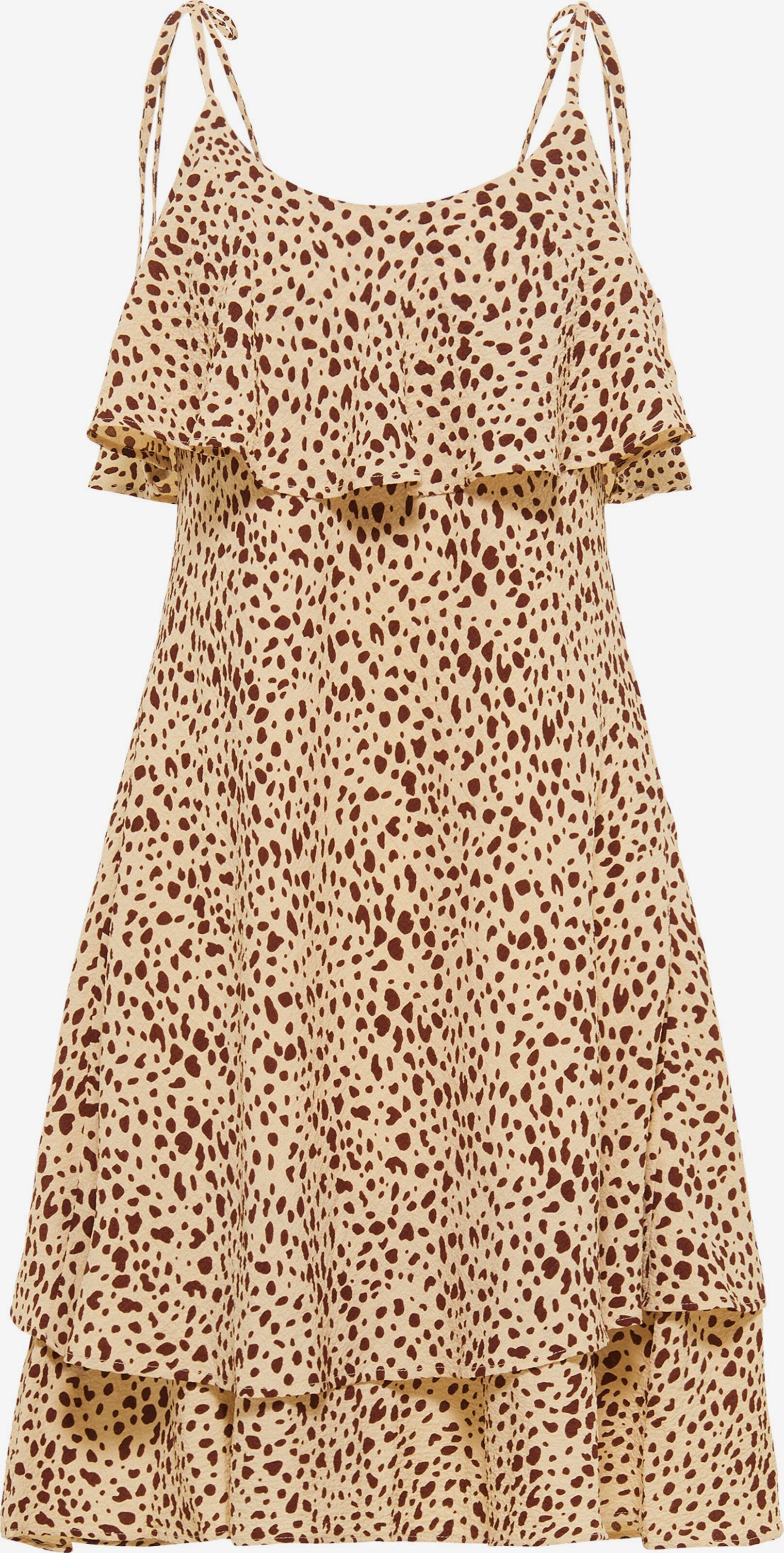 IZIA Zomerjurken Zomerjurk Dames Beige