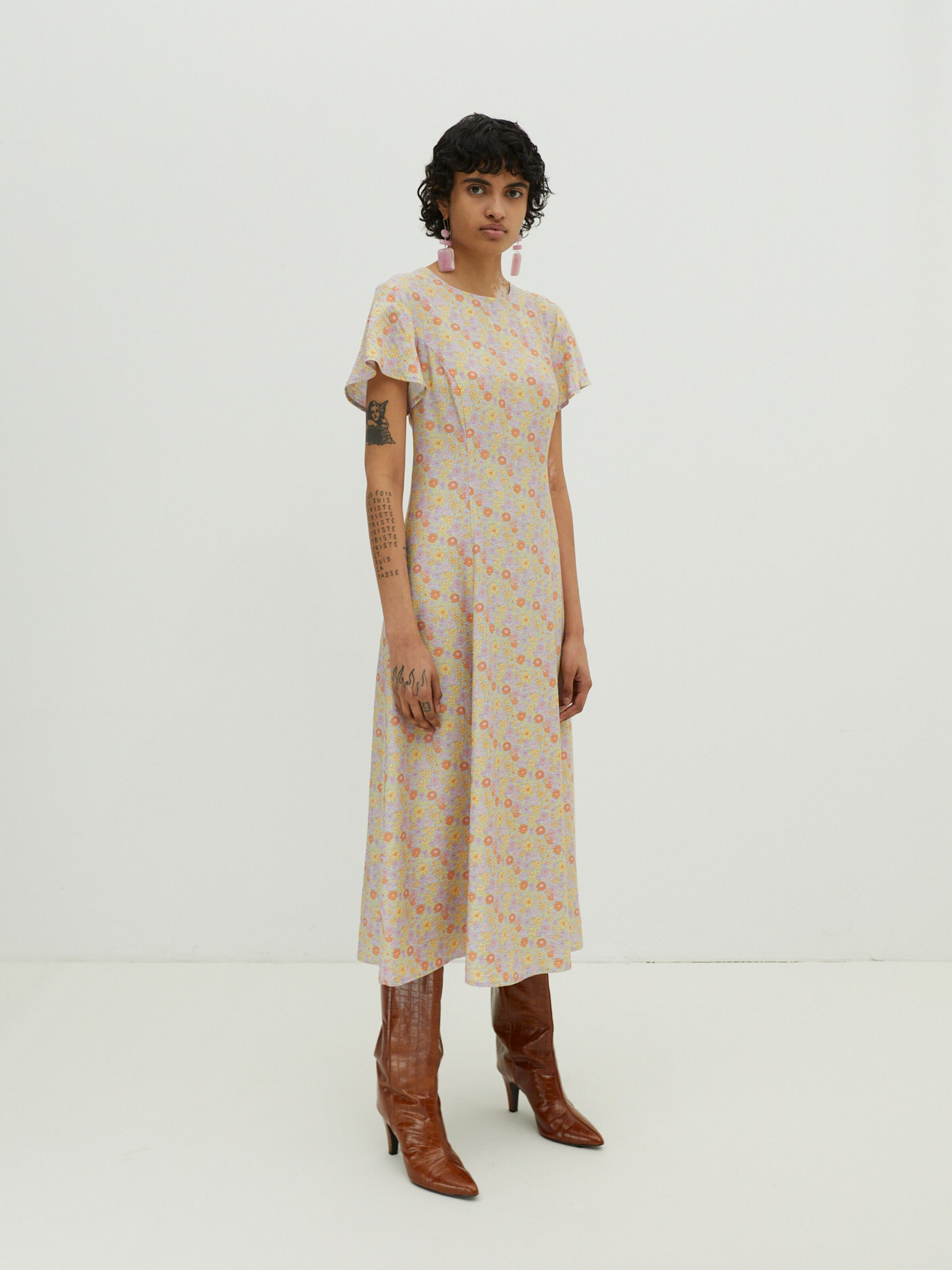 EDITED Midi Jurken Jurk Marlen Dames Gemengde Kleuren