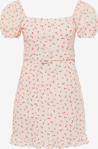 MyMO Mini Jurken Jurk Dames Rosa / Lichtroze