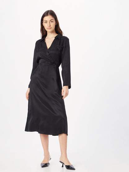 Armani Exchange Midi Jurken Jurk VESTITO Dames Zwart