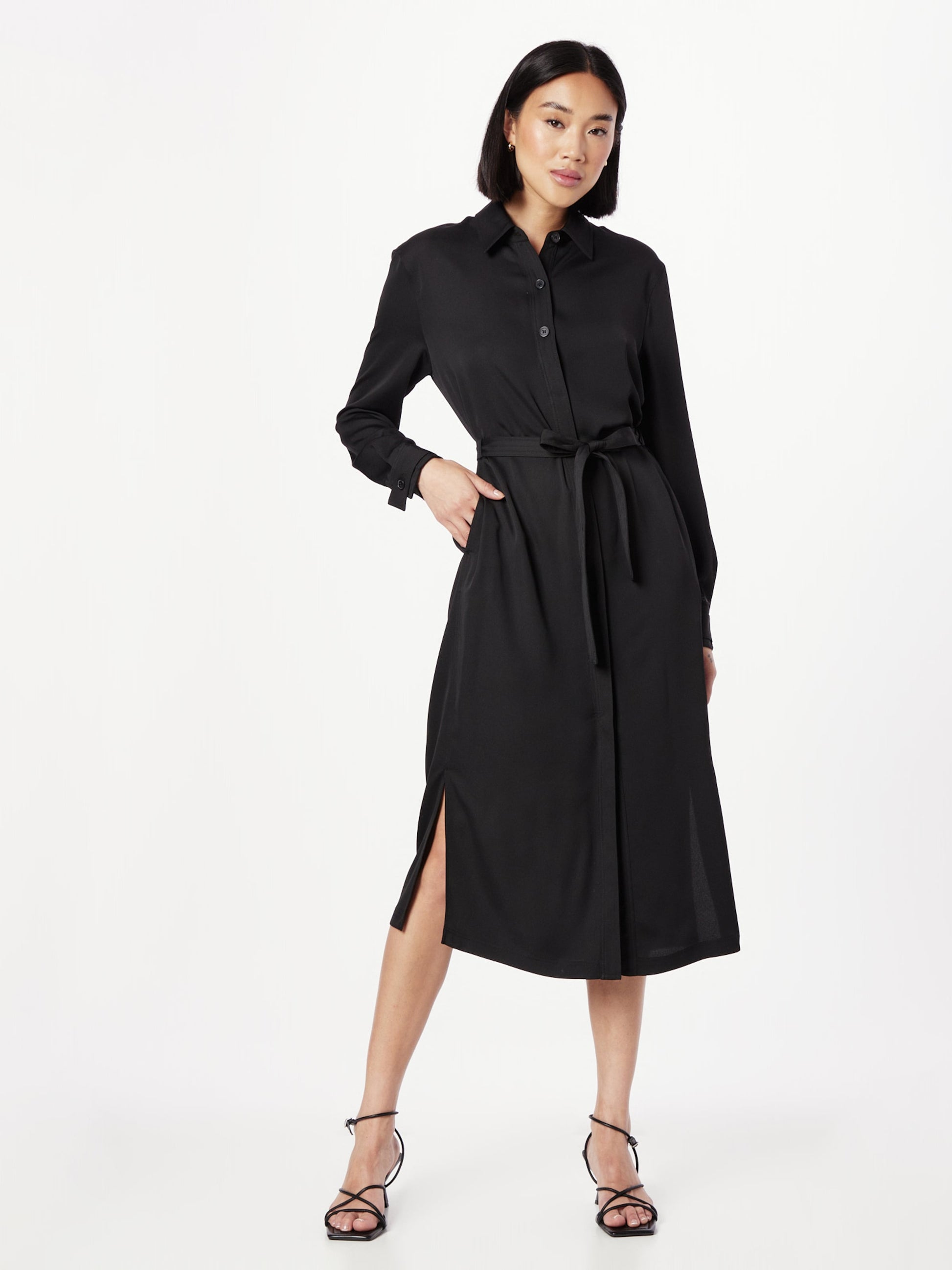 Calvin Klein Blousejurken Blousejurk UTILITY Dames Zwart