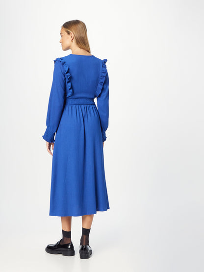 Dorothy Perkins Midi Jurken Jurk Dames Kobaltblauw