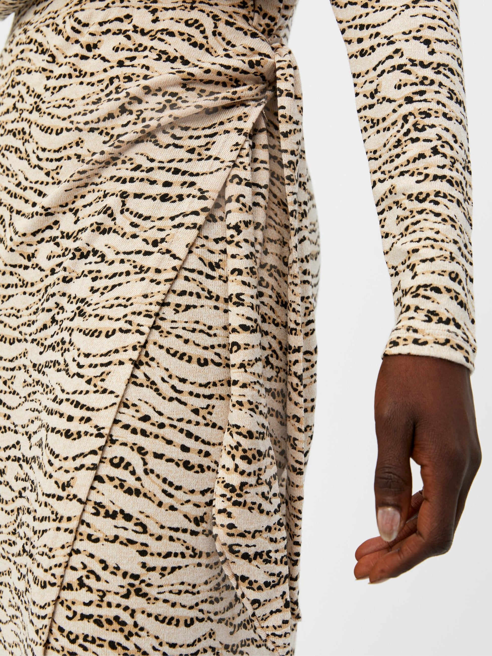 Object Maxi Jurken Jurk Anika Dames Beige / Crème