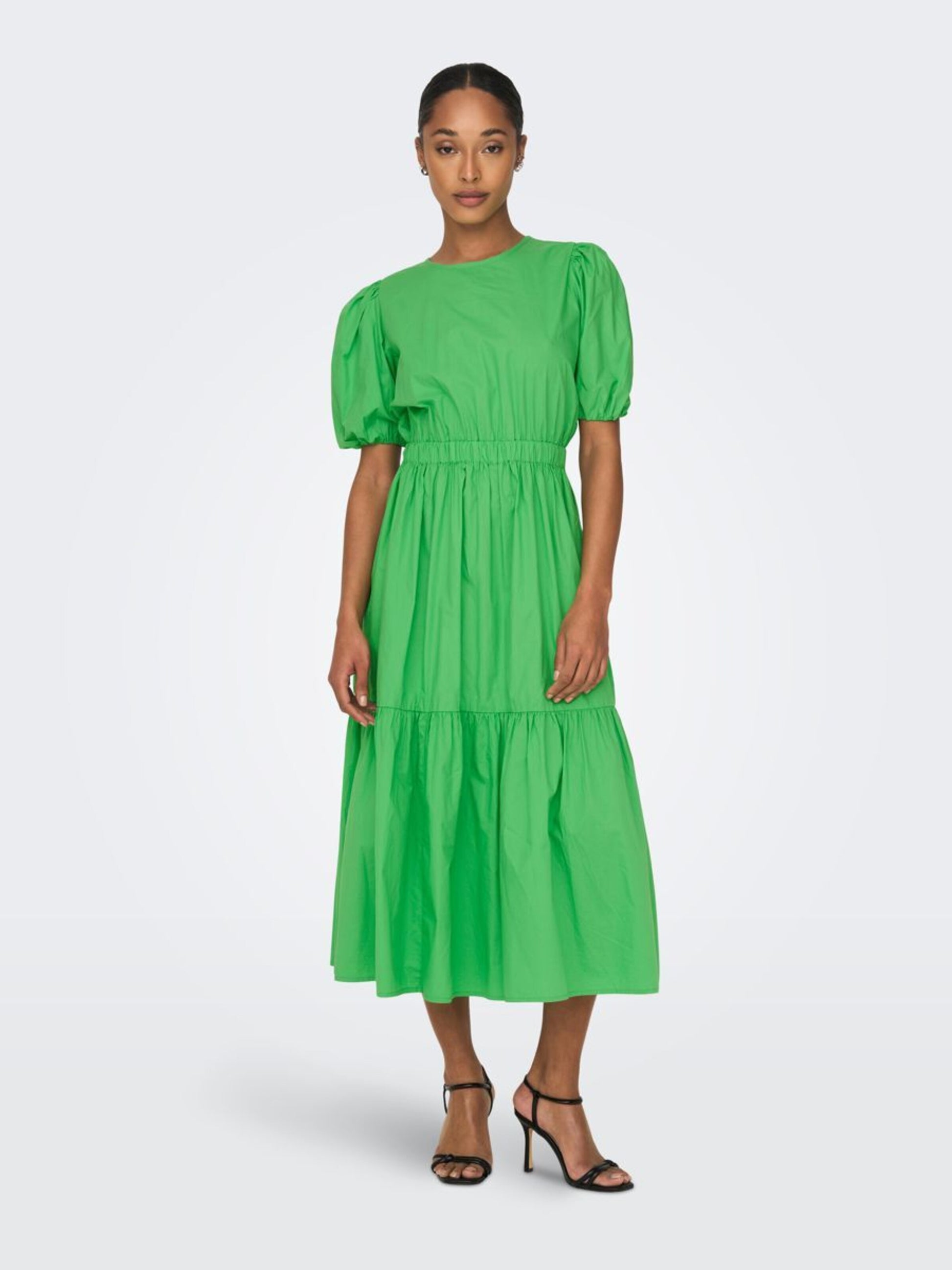 ONLY Midi Jurken Jurk Dames Groen