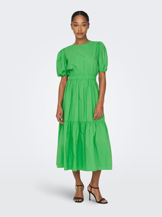 ONLY Midi Jurken Jurk Dames Groen