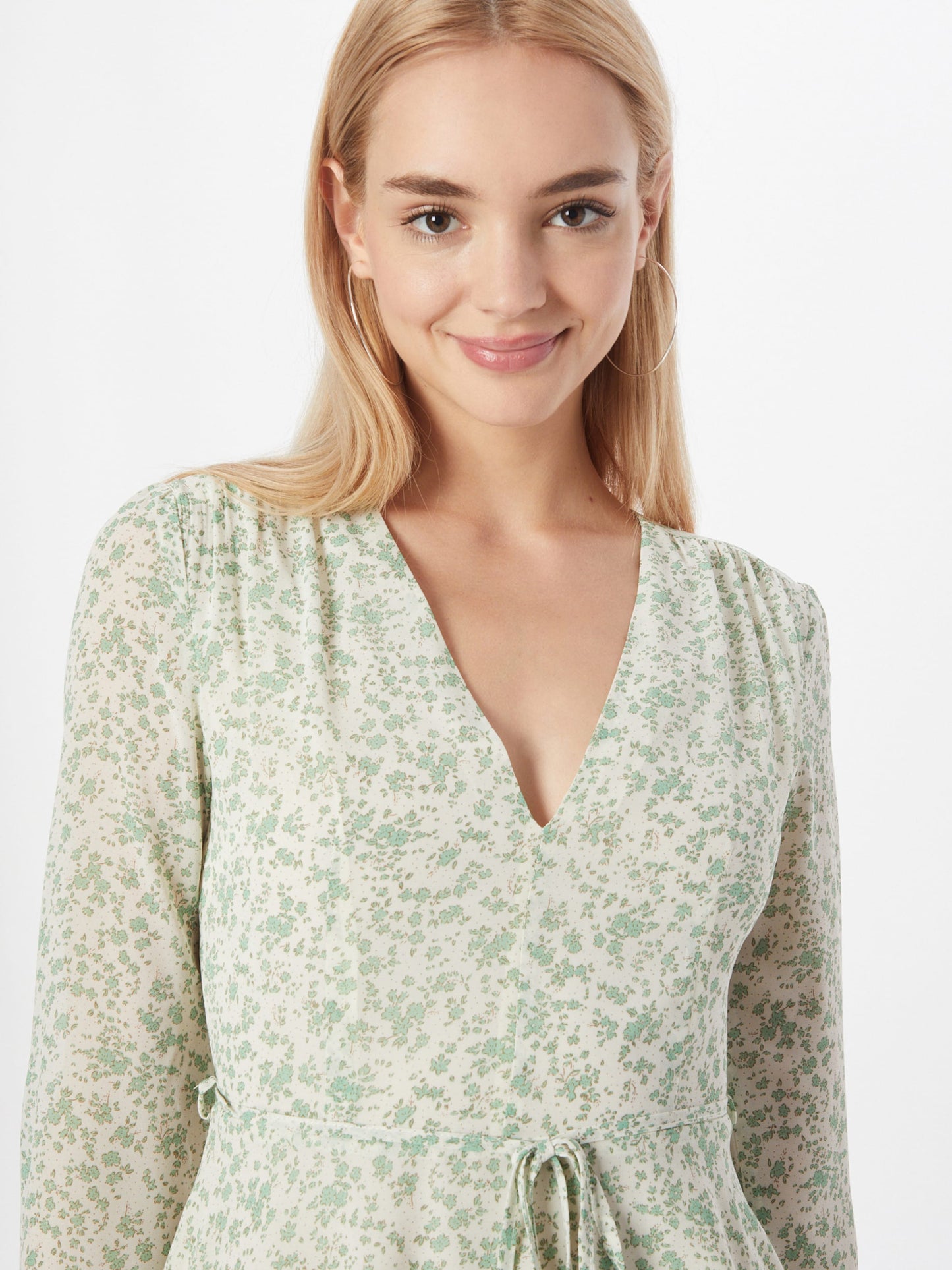 Glamorous Zomerjurken Zomerjurk Dames Kaki / Pastelgroen