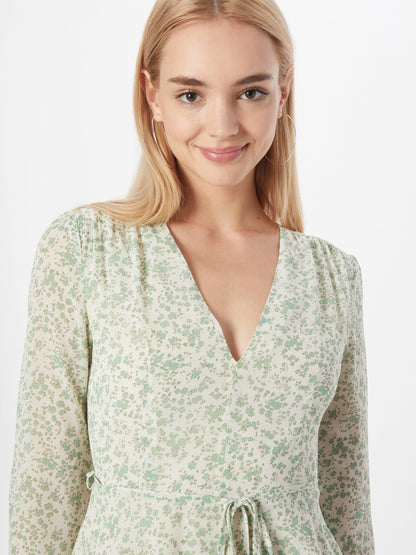 Glamorous Zomerjurken Zomerjurk Dames Kaki / Pastelgroen