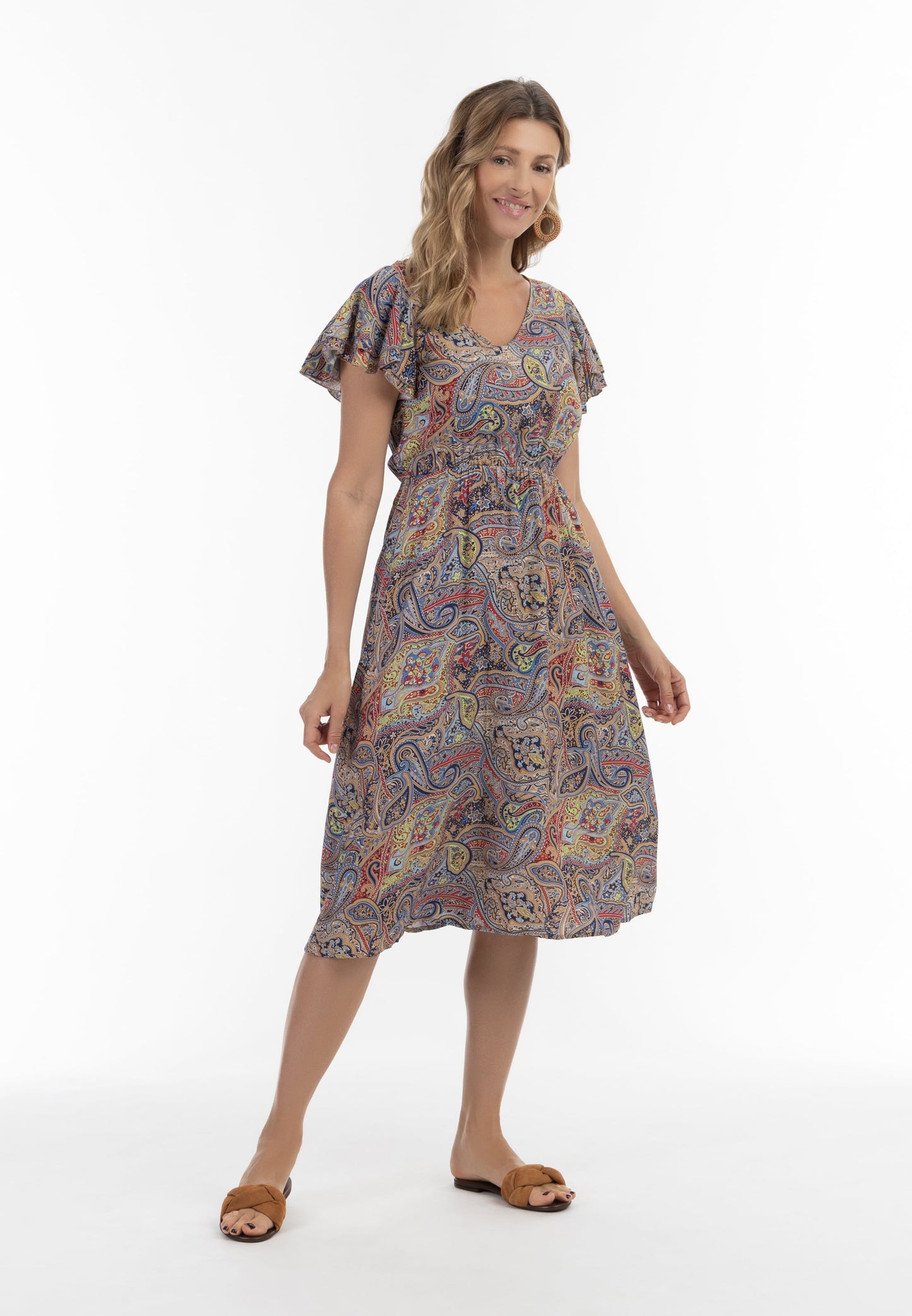  Zomerjurken Zomerjurk Dames Marine / Lichtblauw