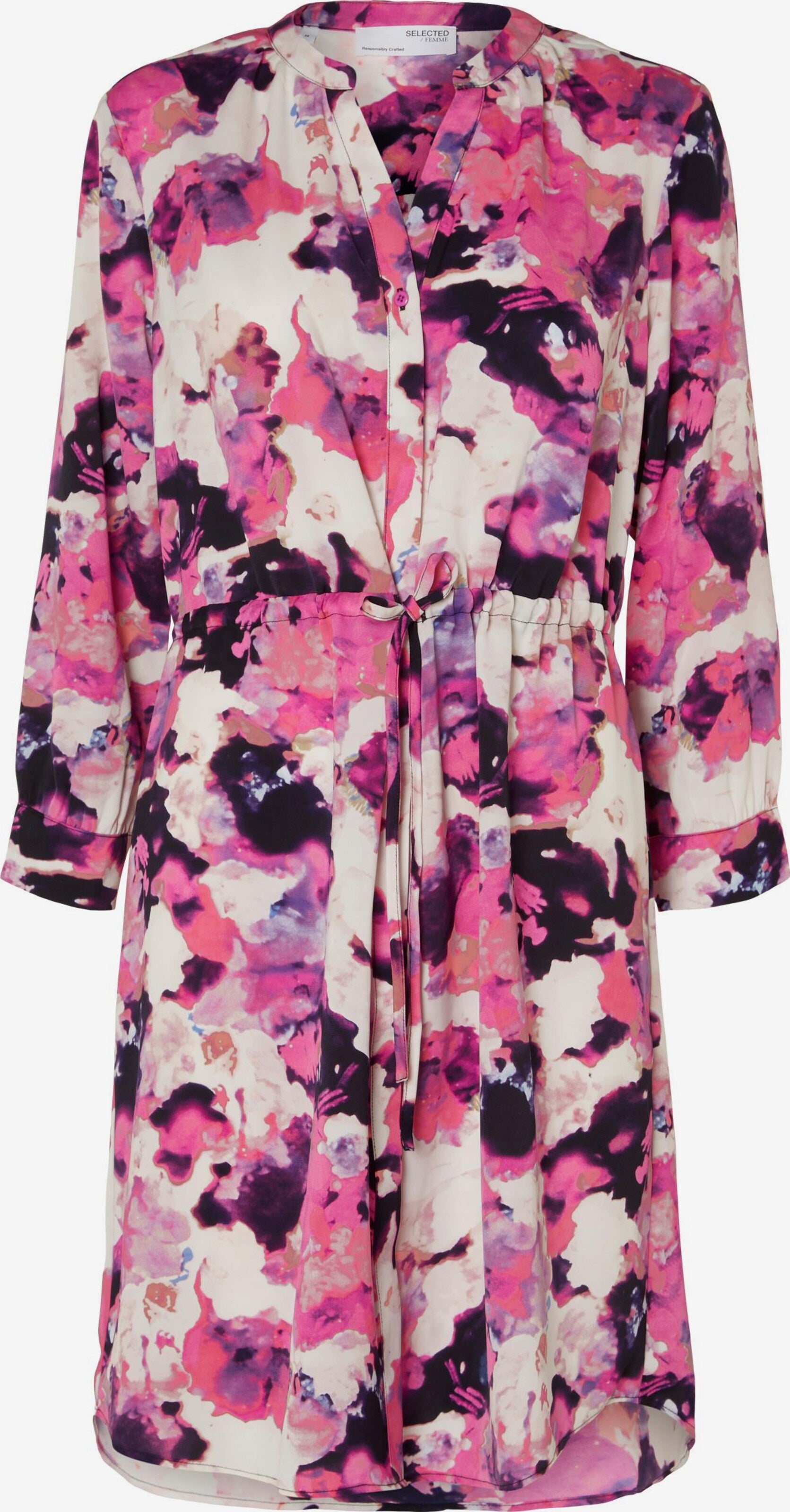 Selected Femme Mini Jurken Jurk Damina Dames Pastelroze