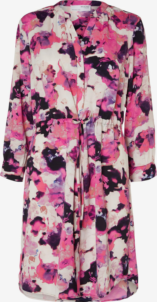 Selected Femme Mini Jurken Jurk Damina Dames Pastelroze
