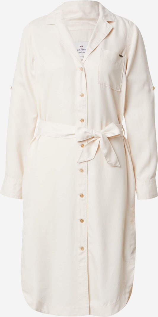 Pepe Jeans Blousejurken Blousejurk EDAN Dames Ivoor
