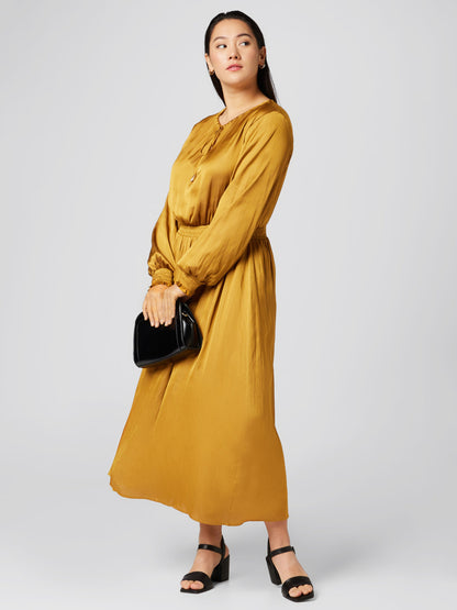  Maxi Jurken Jurk Rosie Dames Goudgeel