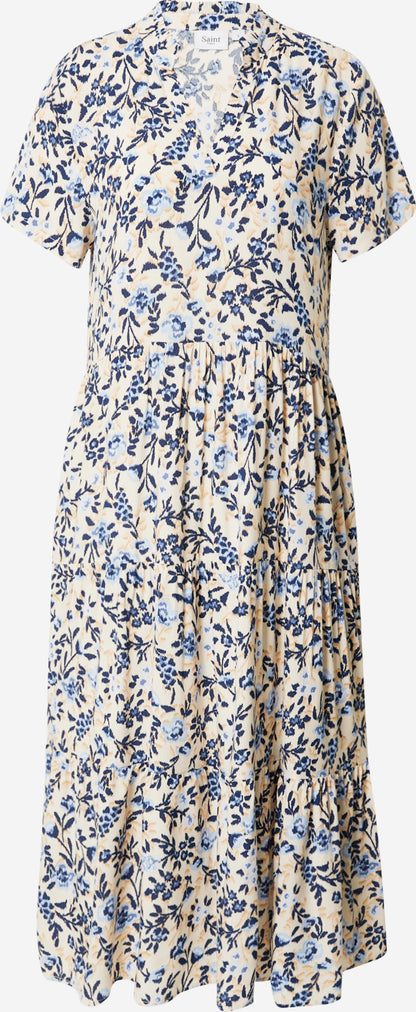 Saint Tropez Maxi Jurken Jurk Eda Dames Crème / Sand