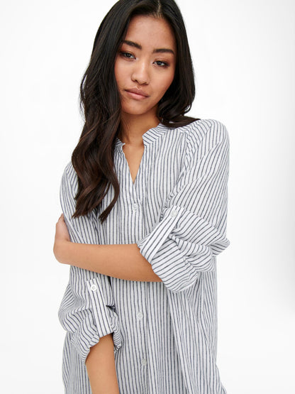 ONLY Blousejurken Blousejurk Linette Dames Wit