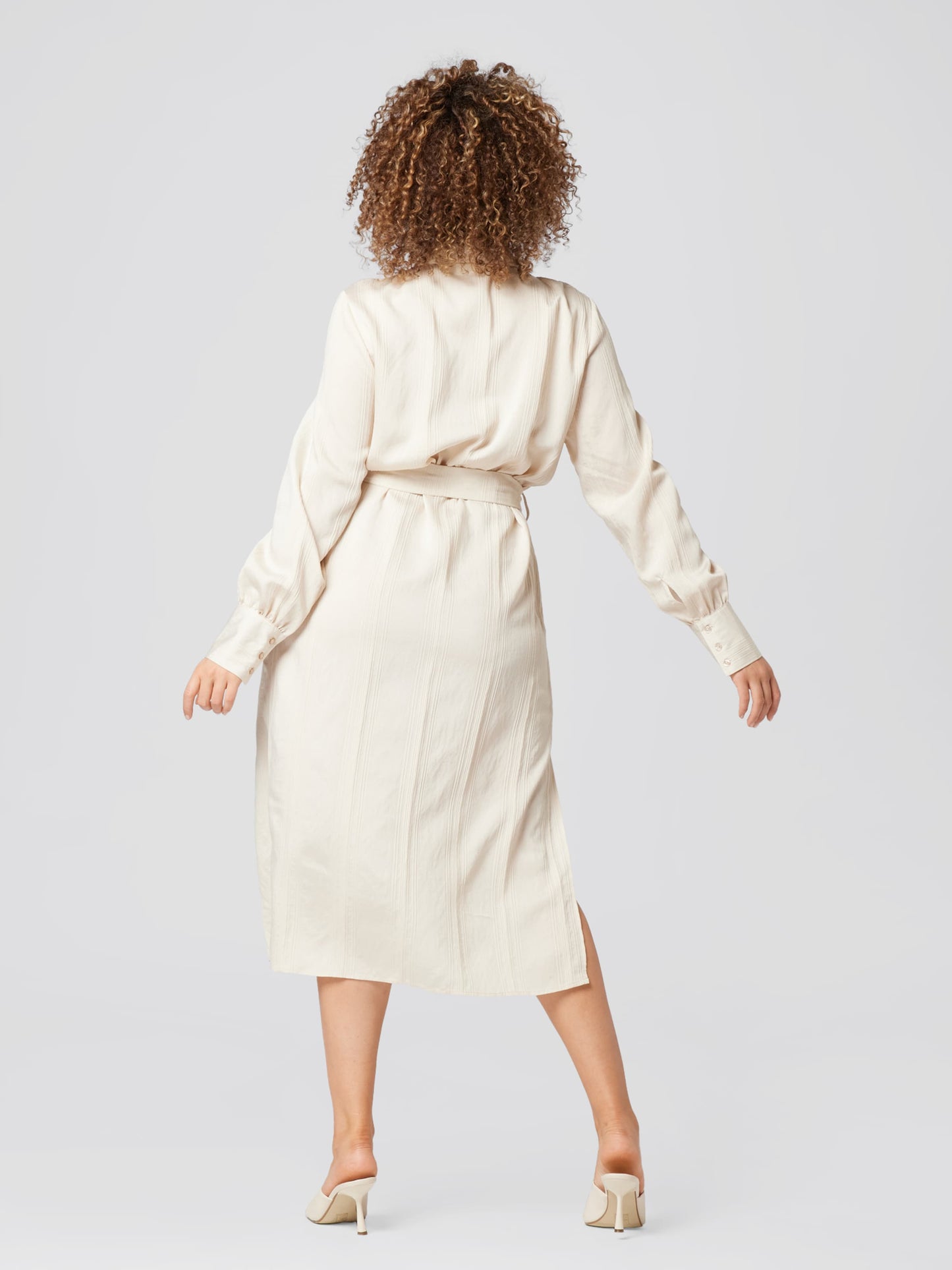  Blousejurken Blousejurk Manuela Dames Natuurwit