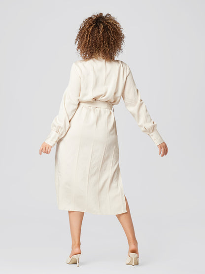  Blousejurken Blousejurk Manuela Dames Natuurwit