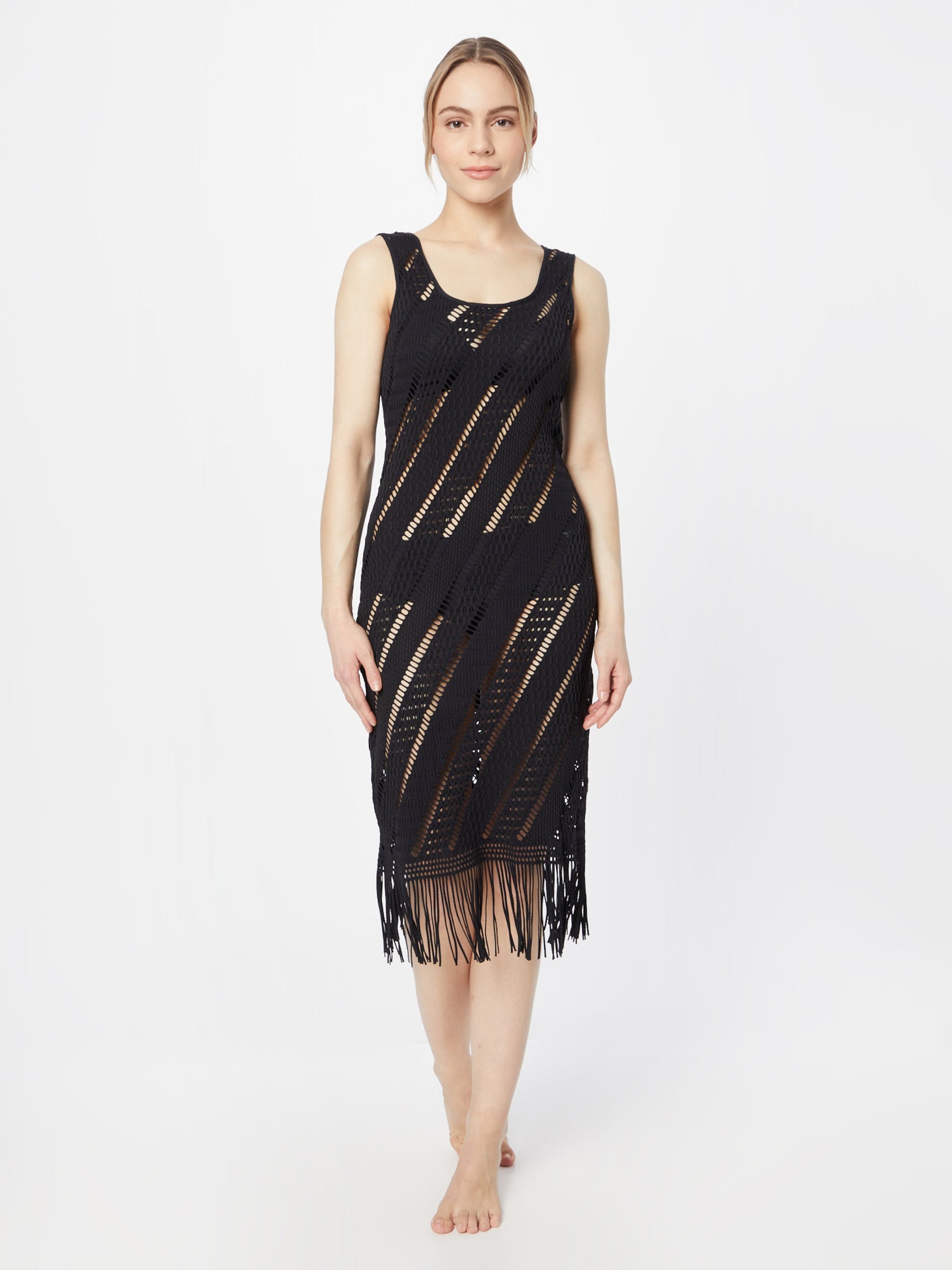 Seafolly Strandjurkjes Strandjurk Marrakesh Dames Zwart