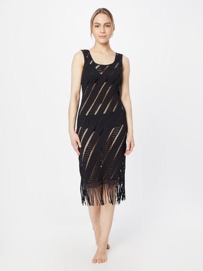 Seafolly Strandjurkjes Strandjurk Marrakesh Dames Zwart